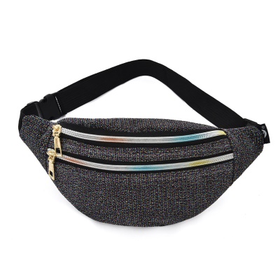 Sac banane Golden Sand Double zip Sac poitrine