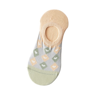 Chaussettes femmes bouche peu profonde invisible respirant coton