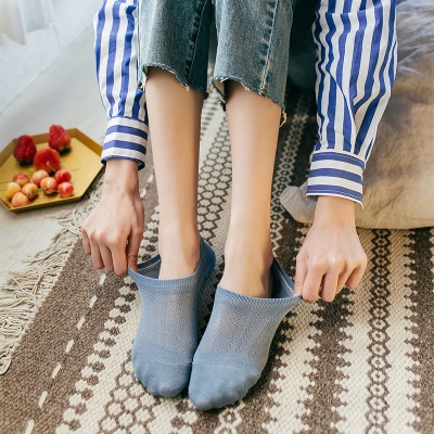 Chaussettes femmes Silicone mesh respirantes