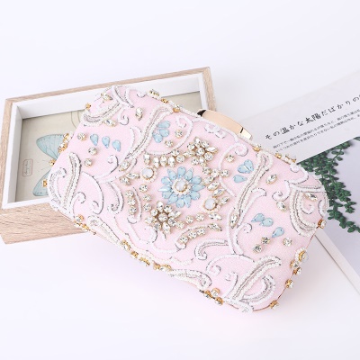 Sac de dîner pour femmes Sac de soirée en broderie perlée