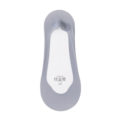Chaussettes femmes Ice Silicone Silicone Antidérapant couleur unie fond de coton