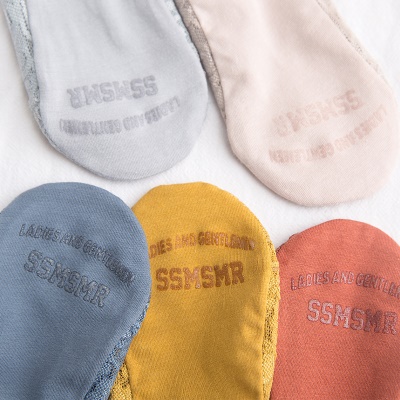 Chaussettes femmes dentelle silicone antidérapant bouche peu profonde invisible