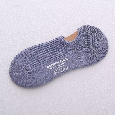 Chaussettes femmes bouche claire Invisible Chaussettes en coton couleur unie