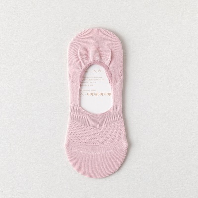 Chaussettes femmes en coton peigné maille peu profonde antidérapante