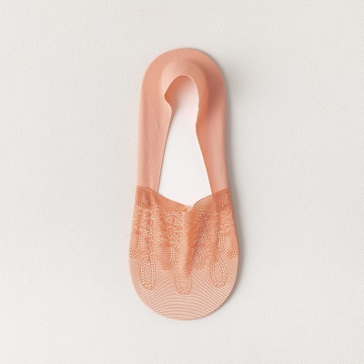 Chaussettes femmes respirantes maille glace soie légère antidérapante anti-talon