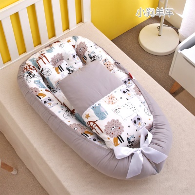Lit de bébé avec couette arc en coton couette noyau