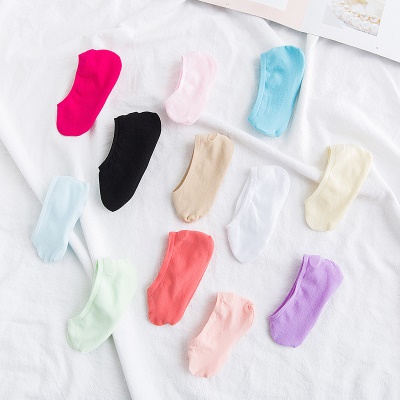 Chaussettes femmes velours silicone respirant antidérapant