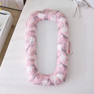 Lit bébé amovible tissu maille lavable avec fermeture à glissière en métal à deux têtes