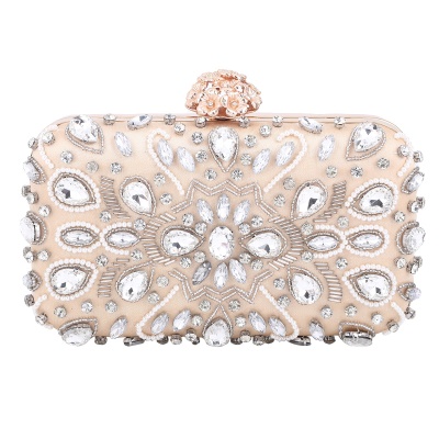 Sac de soirée pour femmes avec doublure en diamant à une épaule