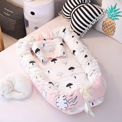 Lit bébé dentelle dentelle amovible et portable