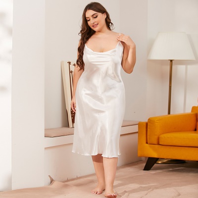 Ladies pyjamas jarretelles pyjamas loose Simulation Silk