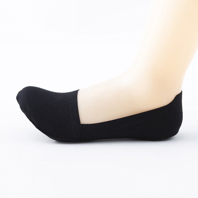 Chaussettes femmes bouche peu profonde en coton respirant