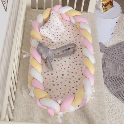 Lit bébé en coton tissé pliant et portable