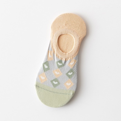 Chaussettes femmes bouche peu profonde invisible respirant coton
