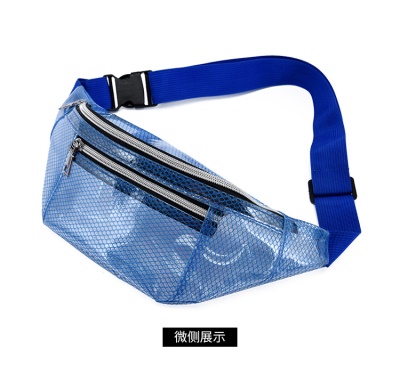 Sac bandoulière en fil de filet transparent