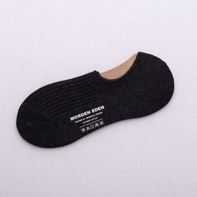 Chaussettes femmes bouche claire Invisible Chaussettes en coton couleur unie