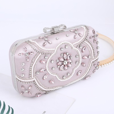 Sac de soirée pour femmes incrusté de perles diamantées