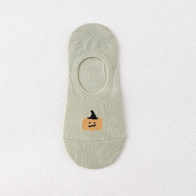 Chaussettes pour femmes silicone antidérapant bas aide peu profonde bouche mignon dessin animé