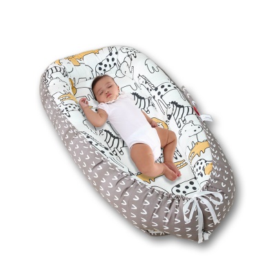 Lit bébé  coton portatif en satin