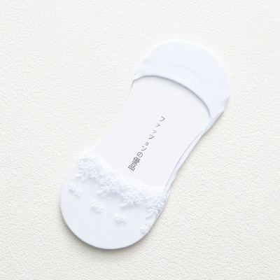 Chaussettes pour femmes dentelle filet découpé ouverture superficielle