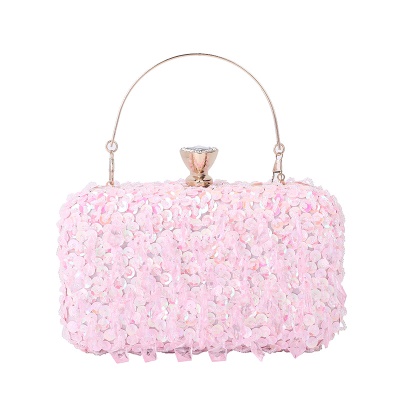 Sac de soirée pour femmes avec paillettes et doublure en diamant