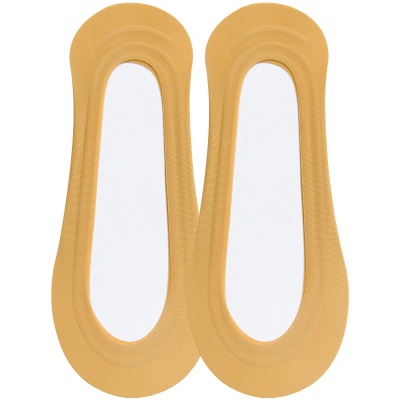 Chaussettes pour femmes couleur brillante soie glacée fond de coton bouche peu profonde Silicone antidérapant