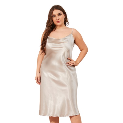 Ladies pyjamas jarretelles pyjamas loose Simulation Silk