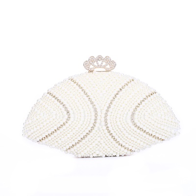 Sac de soirée Perle Strass Softface Mousqueton Chaîne unique