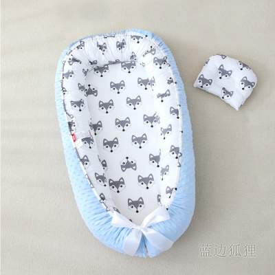 Berceau Doudou velours avec couette bionique