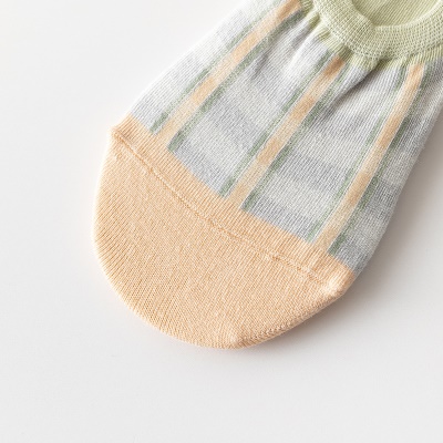 Chaussettes femmes bouche peu profonde invisible respirant coton