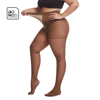 Collants de grande taille fins, extensibles et durables