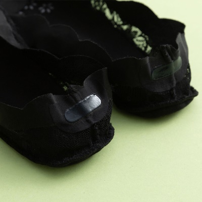 Chaussettes femme en dentelle silicone antidérapant et anti-chute talon