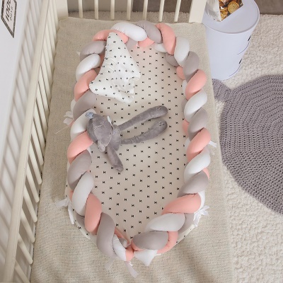 Lit bébé en coton tissé pliant et portable