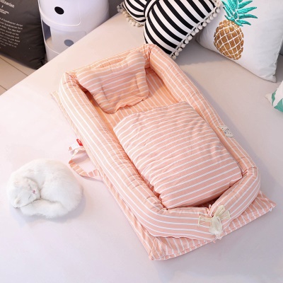 Lit bébé en coton isolé détachable amovible avec couette