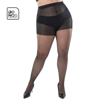 Collants de grande taille fins, extensibles et durables