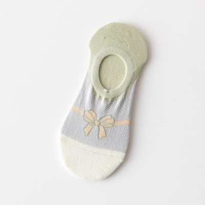 Chaussettes femmes bouche peu profonde invisible respirant coton