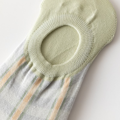 Chaussettes femmes bouche peu profonde invisible respirant coton