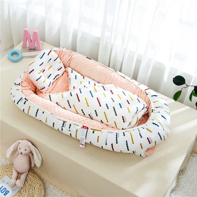 Lit de bébé double face disponible Doudou velours anti-compression avec courtepointe