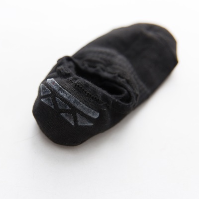 Chaussettes pour femmes bouche claire invisible couleur unie coton