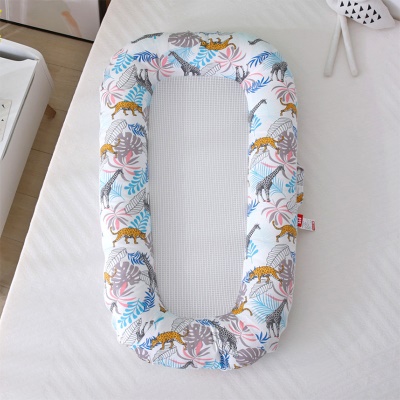 Lit bébé amovible tissu maille lavable avec fermeture à glissière en métal à deux têtes
