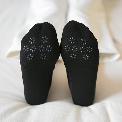 Chaussettes femmes dentelle silicone tissu de nylon antidérapant