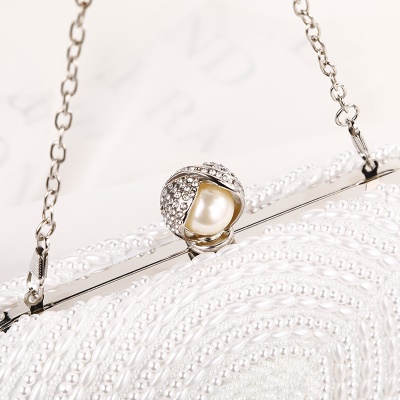 Sac de dîner Pearl Sac à chaîne à la main
