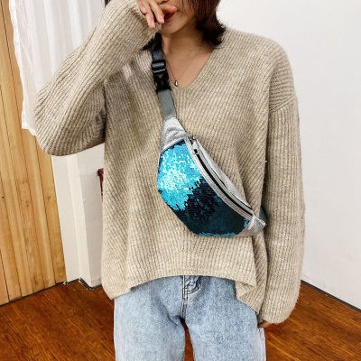 Sac bandoulière à paillettes