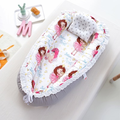 Lit de bébé amovible dentelle dentelle coton