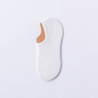 Chaussettes femmes Silicone antidérapant bouche peu profonde Coton invisible