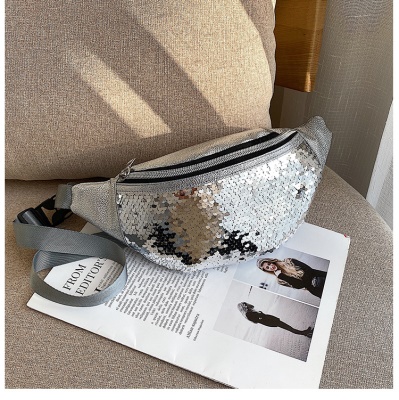 Sac de messager pour téléphone portable PU laser banane