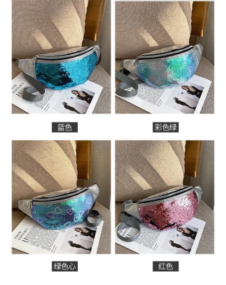 Sac bandoulière à paillettes
