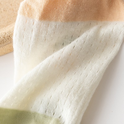 Chaussettes femmes bouche peu profonde invisible respirant coton