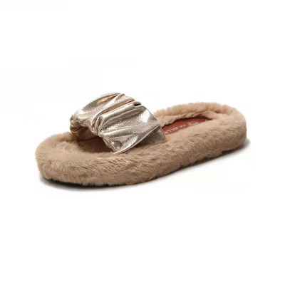 Babouches sandales en laine d'automne et d'hiver
