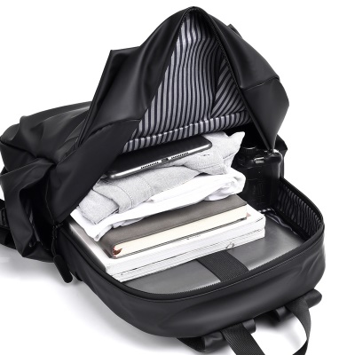 Sac à dos pour homme avec fermeture éclair imperméable, film résistant aux